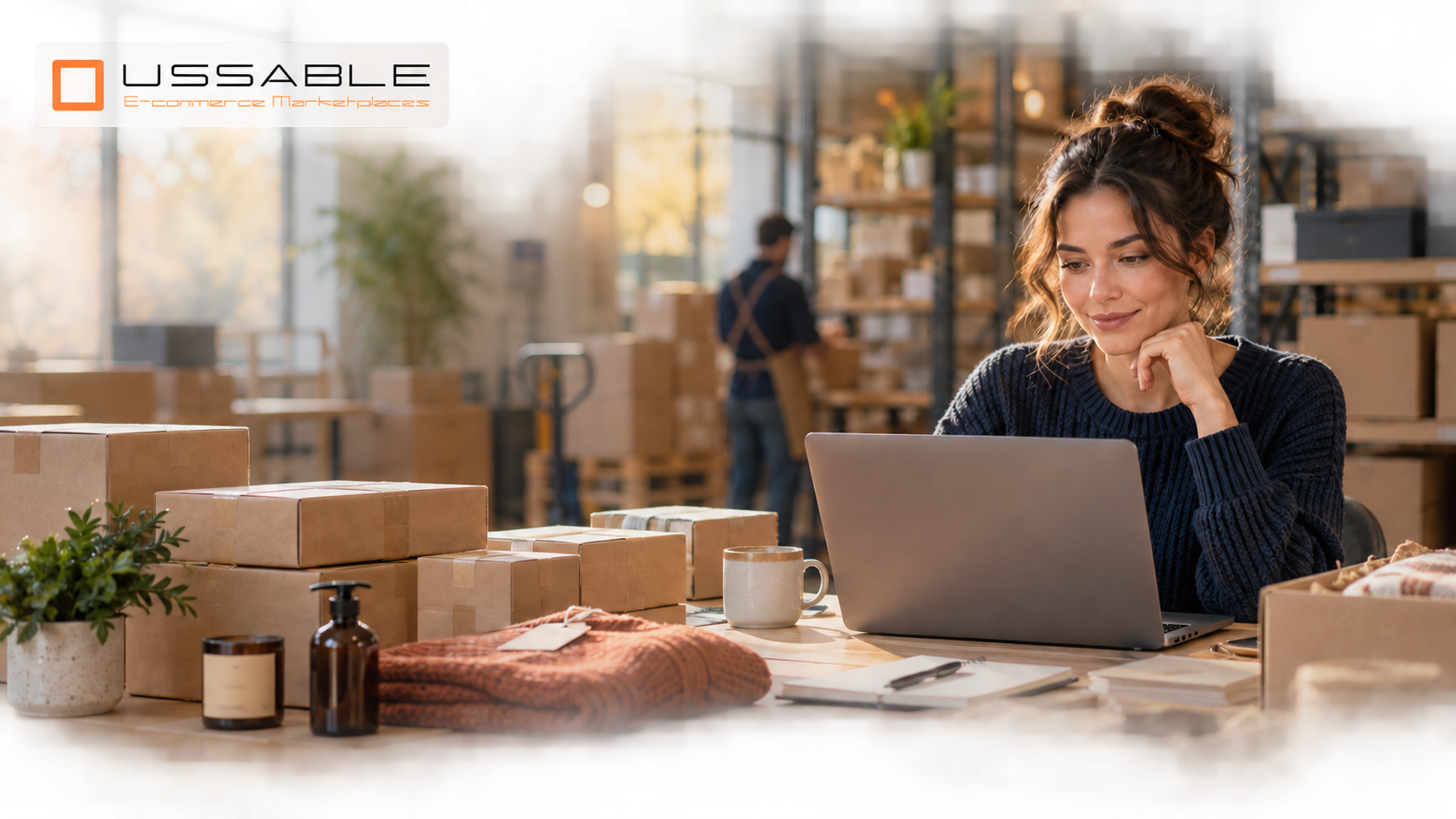 Imagen de campaña de la Fiesta de Ofertas Prime con el logo de USSABLE